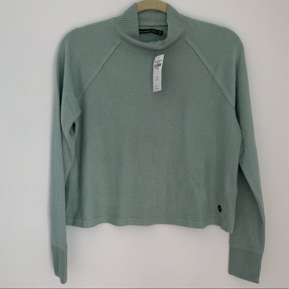 Abercrombie soft mock neck sweater
